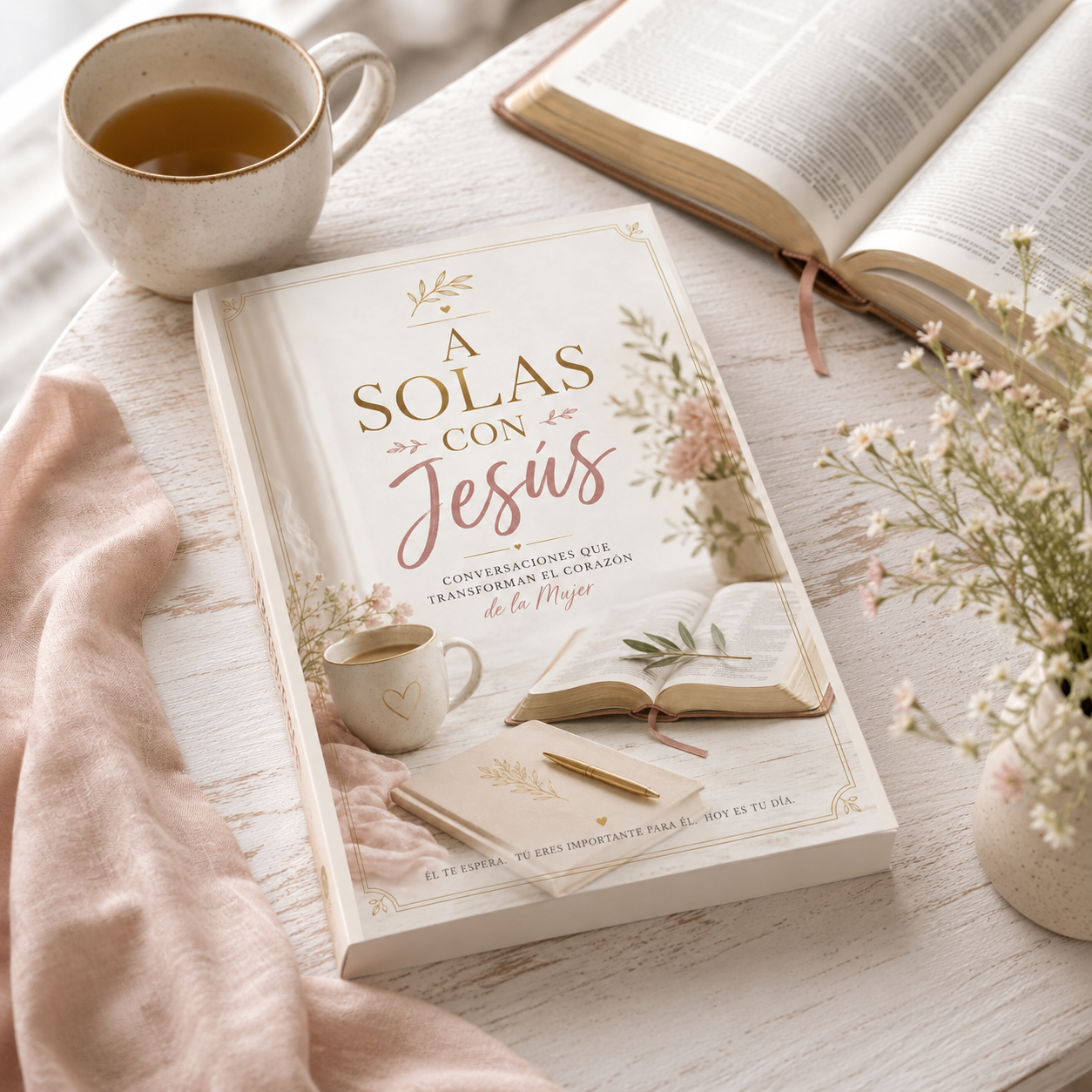 A solas con Jesús presentado como libro físico
