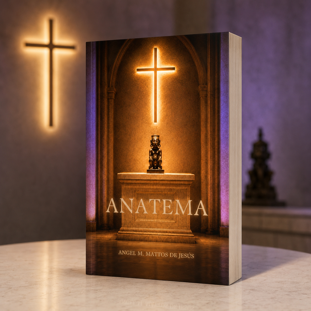Anatema presentado como libro físico
