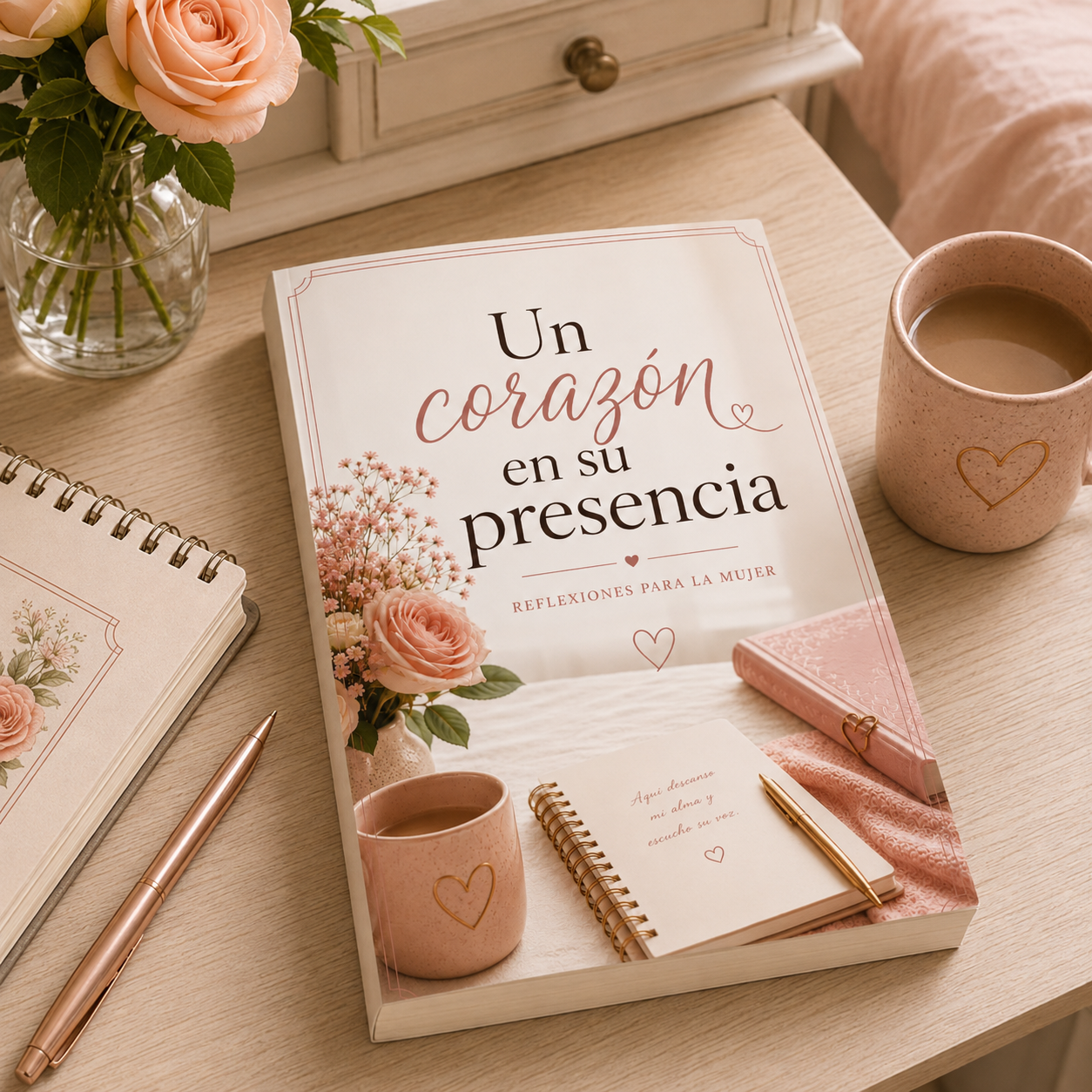 Un corazón en su presencia presentado como libro físico