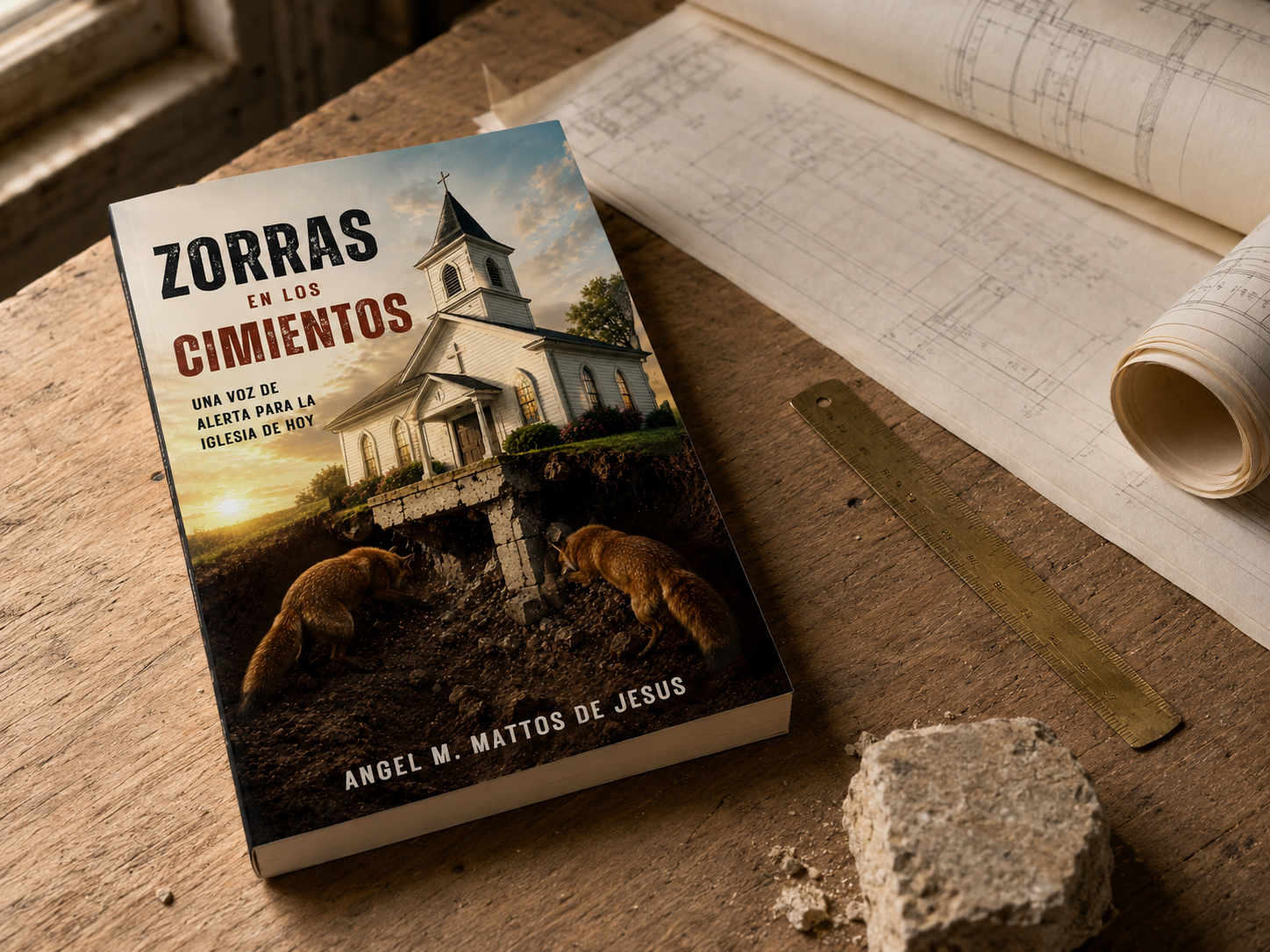 Zorras en los cimientos presentado como libro físico